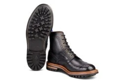 Stow Country Boot - Black (Tricker's Exclusive) -R E Tricker Ltd stow country boot black 965884