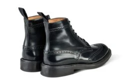 Stow Country Boot - Black Bookbinder -R E Tricker Ltd stow country boot black bookbinder 862397