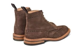 Stow Country Boot - Brown Hydro Nubuck -R E Tricker Ltd stow country boot brown hydro nubuck 748336