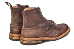 Stow Country Boot - Brown Scotch Grain -R E Tricker Ltd stow country boot brown scotch grain 438985