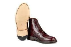 Stow Country Boot - Burgundy Bookbinder -R E Tricker Ltd stow country boot burgundy bookbinder 680883