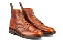Stow Country Boot - Caramel Kudu -R E Tricker Ltd stow country boot caramel kudu 831703