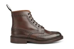 STOW COUNTRY BOOT - ESPRESSO BURNISHED -R E Tricker Ltd stow country boot espresso burnished 221721