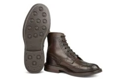 STOW COUNTRY BOOT - ESPRESSO BURNISHED -R E Tricker Ltd stow country boot espresso burnished 382091