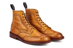 Stow Country Boot - Lightweight - Acorn Muflone -R E Tricker Ltd stow country boot lightweight acorn muflone 764649