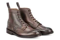 Stow Country Boot - Lightweight - Brown Muflone -R E Tricker Ltd stow country boot lightweight brown muflone 494262