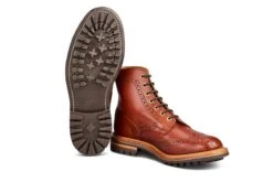 Stow Country Boot - Marron Antique (Tricker's Exclusive) -R E Tricker Ltd stow country boot marron antique 981321