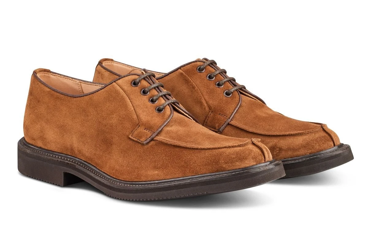 Stuart Apron Front Derby Shoe - Cubana Suede 3 Stuart Apron Front Derby Shoe - Cubana Suede - Image 3