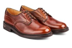 Woodstock Plain Derby Country Shoe - Caramel Kudu -R E Tricker Ltd woodstock plain derby country shoe caramel kudu 762466