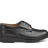 Woodstock Plain Derby Shoe - Black