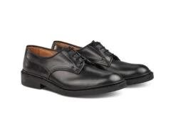 Woodstock Plain Derby Shoe - Black -R E Tricker Ltd woodstock plain derby shoe black 695907