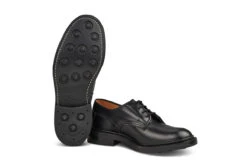 Woodstock Plain Derby Shoe - Black -R E Tricker Ltd woodstock plain derby shoe black 782356