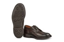 Woodstock Derby Shoe - Espresso Burnished -R E Tricker Ltd woodstock plain derby shoe espresso burnished 637665