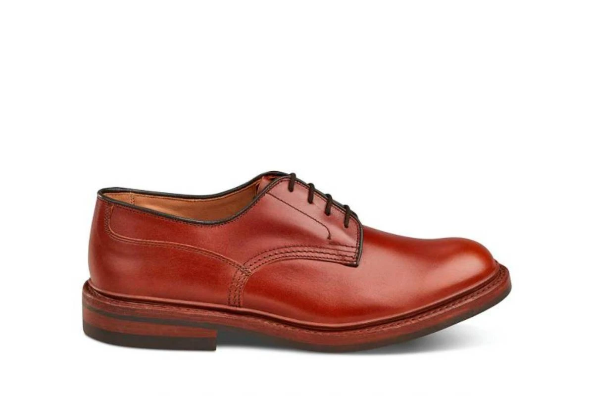 Woodstock Plain Derby Shoe - Marron Antique 1 Woodstock Plain Derby Shoe - Marron Antique